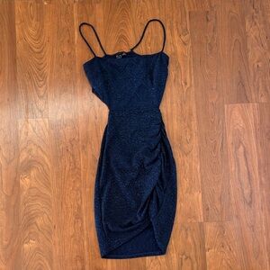 Windsor Navy Sparkle Bodycon Dress